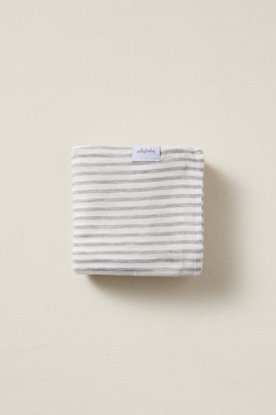 Shop Solly Baby The Swaddle | Natural & Grey Stripe Swaddle