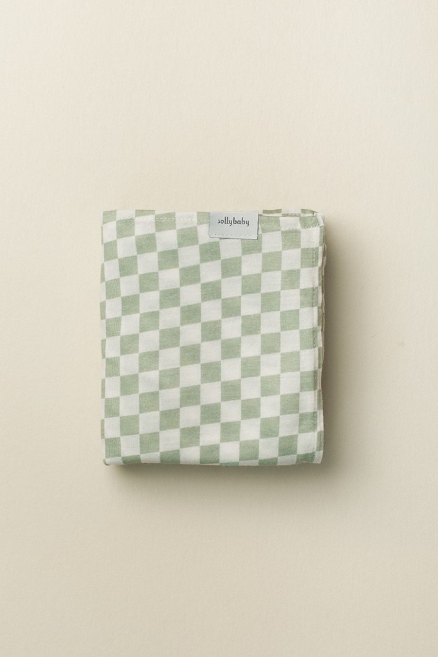 Shop Solly Baby The Swaddle | Fern Chequer Swaddle