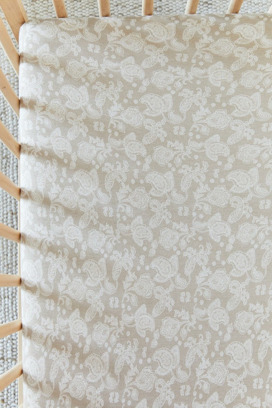 Shop Solly Baby The Crib Sheet | Highland Lace Crib Sheet