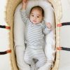 Shop Solly Baby The Sleeper | Natural & Grey Stripe Sleeper