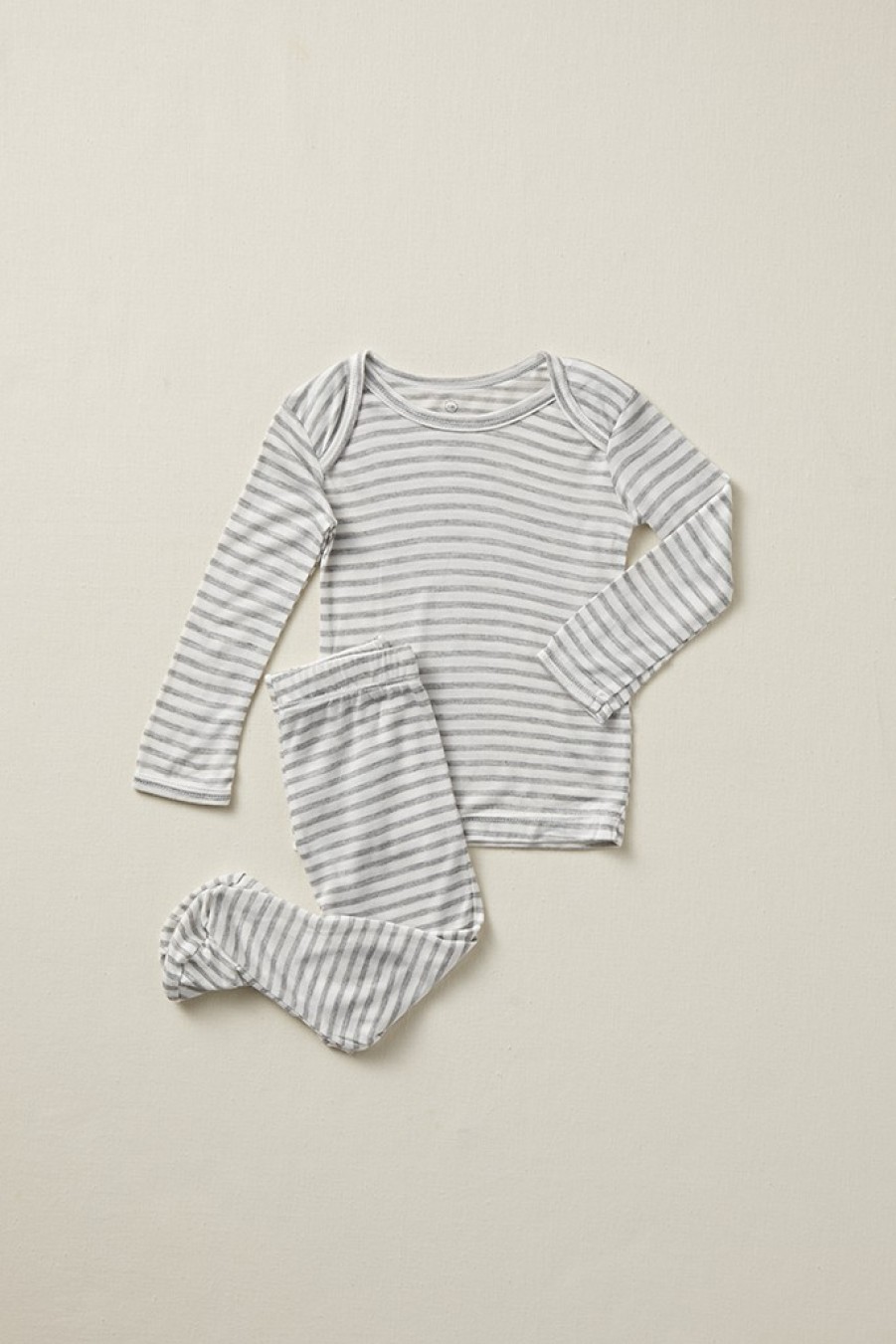 Shop Solly Baby The Sleeper | Natural & Grey Stripe Sleeper