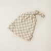 Shop Solly Baby The Knotted Hat | Cream Chequer Knotted Hat