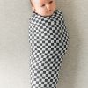 Shop Solly Baby The Swaddle | Retro Black Chequer Swaddle