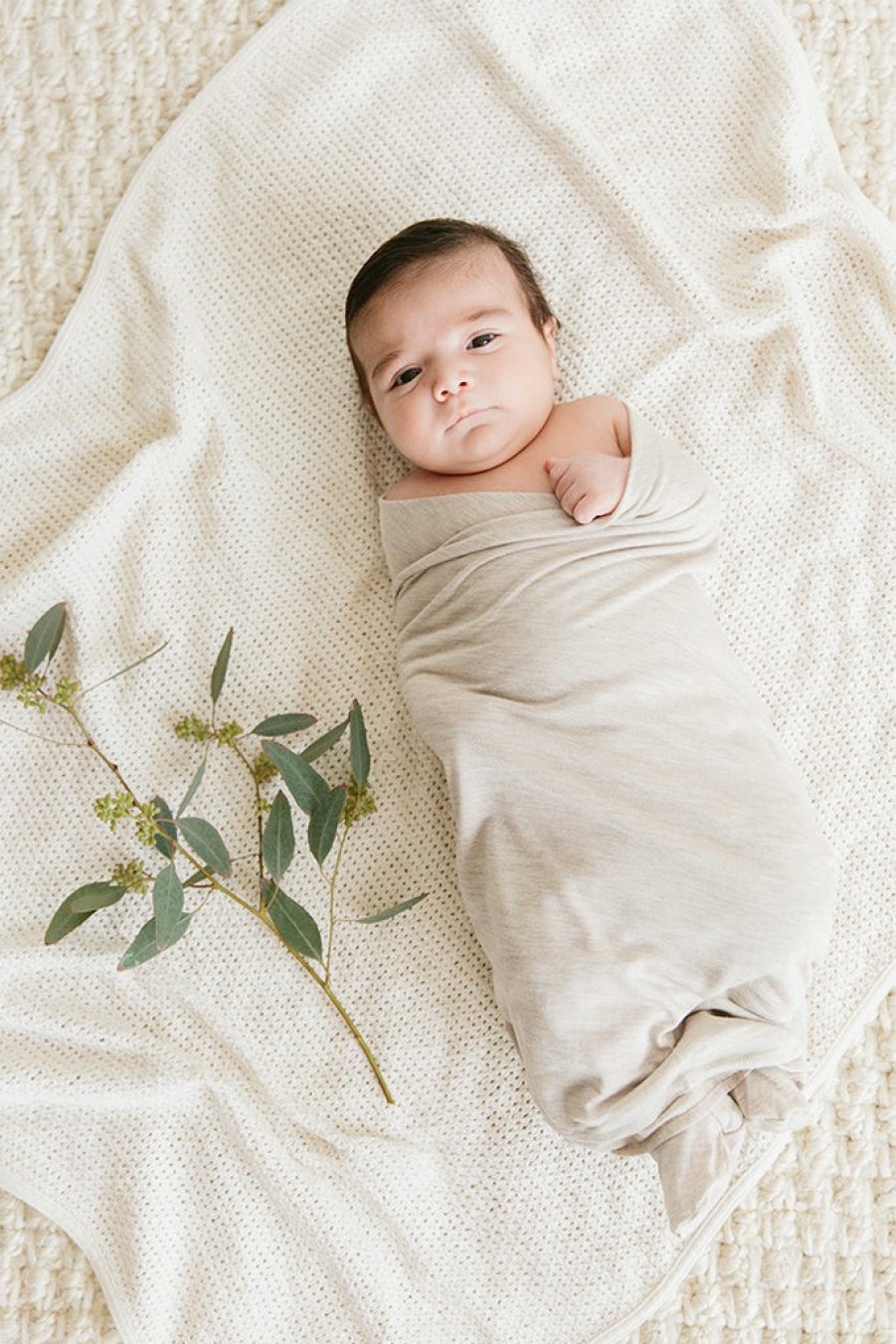 Shop Solly Baby The Swaddle | Flax Swaddle