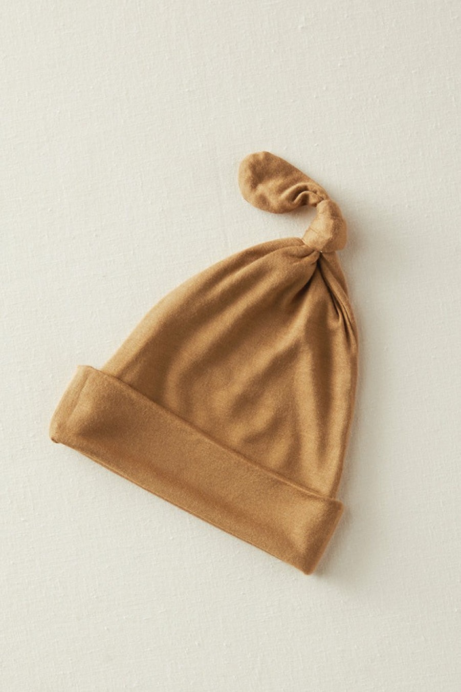 Shop Solly Baby The Knotted Hat | Camel Knotted Hat