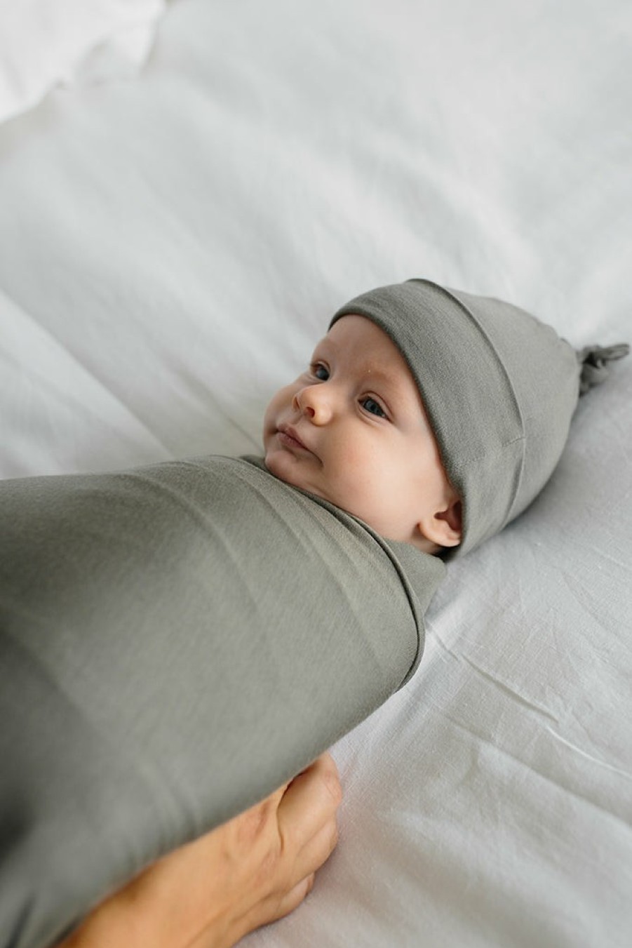 Shop Solly Baby The Swaddle | Sea Stone Swaddle